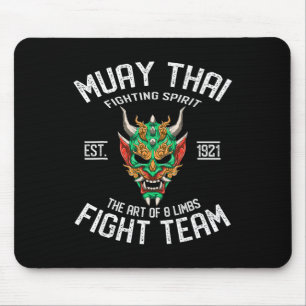 Alfombrilla De Ratón Muay Thai Oni - Boxeo Tailandés y Kickboxing