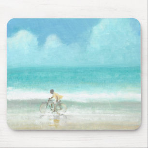 Alfombrilla De Ratón Muchacho en la bicicleta 3