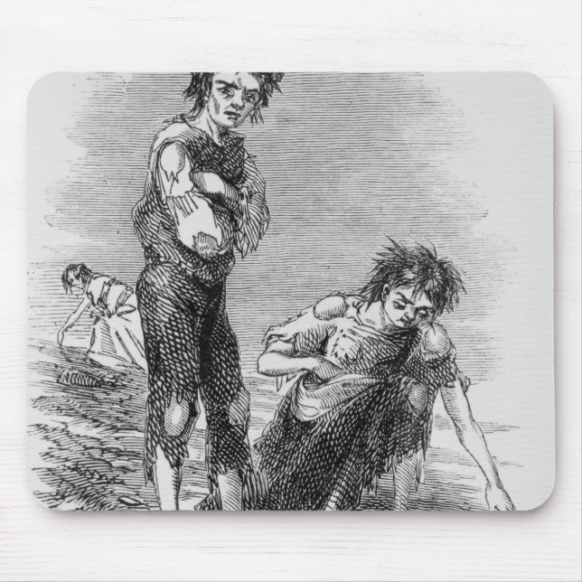 Alfombrilla De Ratón Muchacho y chica en Cahera (Frente)