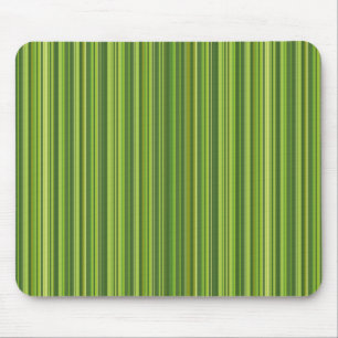 Alfombrilla De Ratón Muchas rayas multicolores en verde