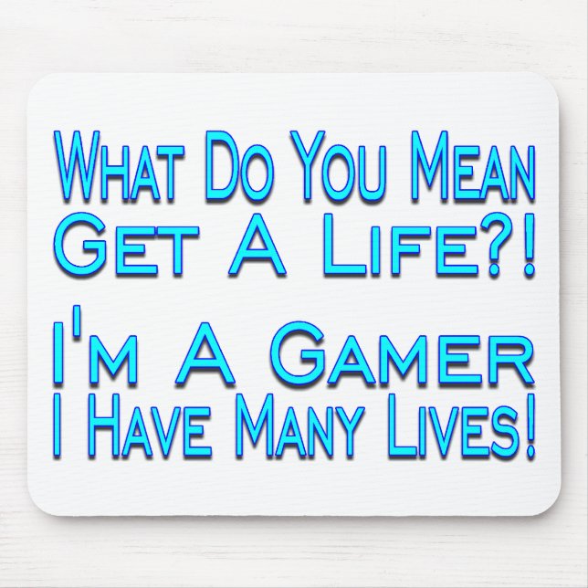 Alfombrilla De Ratón Muchas vidas (Frente)