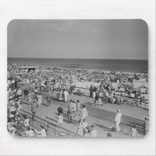 Alfombrilla De Ratón Muchedumbre en la playa