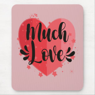 Alfombrilla De Ratón Mucho amor, gran corazón