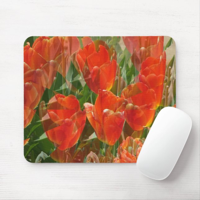 Alfombrilla De Ratón Muchos Tullippss......... (Con ratón)