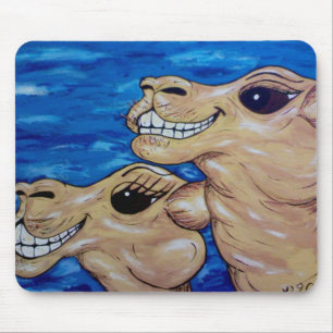 Alfombrilla De Ratón Mueca de los camellos Mousepad