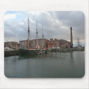 Alfombrilla De Ratón Muelle de Albert de Liverpool