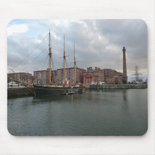 Alfombrilla De Ratón Muelle de Albert de Liverpool (Frente)