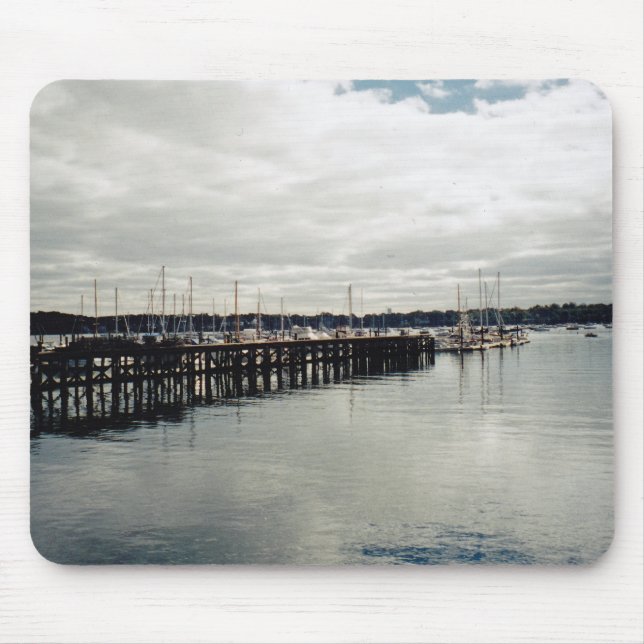 Alfombrilla De Ratón Muelle de barcos (Frente)