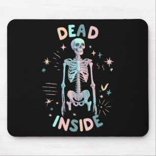 Alfombrilla De Ratón Muertas dentro del Skeleton Casual Halloween Gráfi
