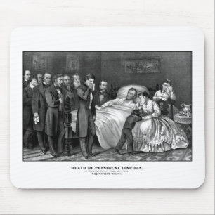 Alfombrilla De Ratón Muerte de presidente Lincoln