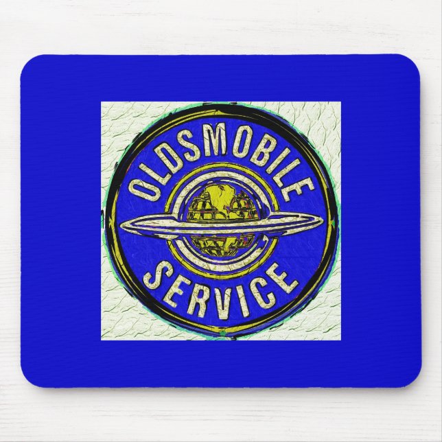 Alfombrilla De Ratón muestra retra oldsmobile (Frente)