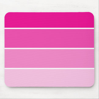Alfombrilla De Ratón Muestras de pintura rosa brillante