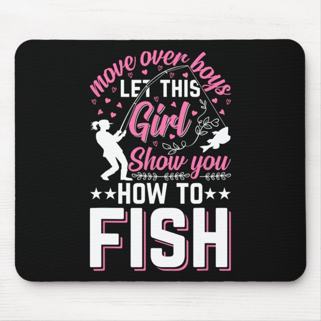 Alfombrilla De Ratón Muévase Los Niños Dejen Que Este Chica Les Muestre (Frente)