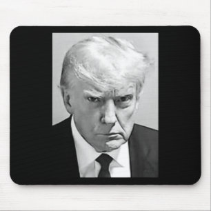 Alfombrilla De Ratón Mug Shot - Disparan a Donald Trump