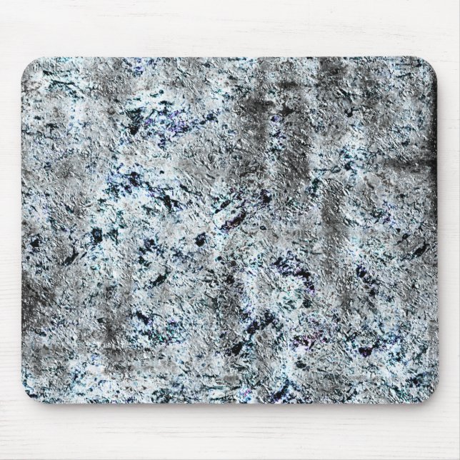 Alfombrilla De Ratón Muito Rústico fungo prateado sujo de carbono (Frente)