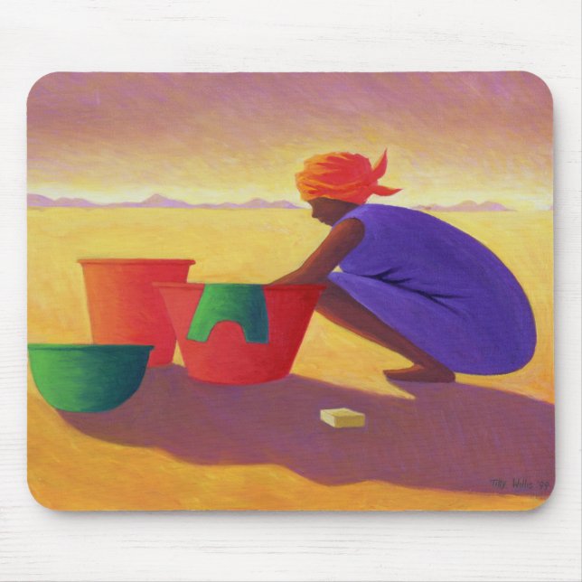 Alfombrilla De Ratón Mujer 1999 de la lavadora (Frente)