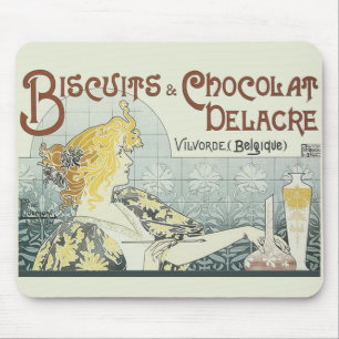 Alfombrilla De Ratón Mujer Art Nouveau de Chocoloate