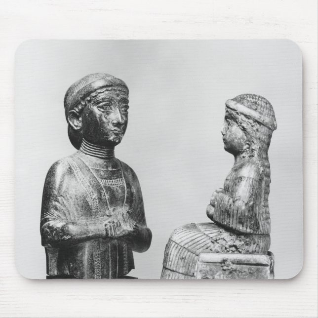 Alfombrilla De Ratón Mujer con el mantón (Frente)