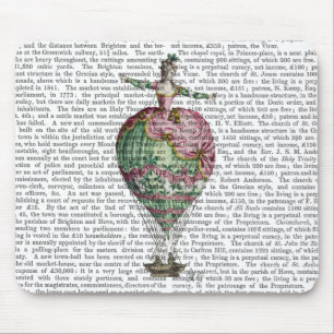 Alfombrilla De Ratón Mujer con globo aerostático 2