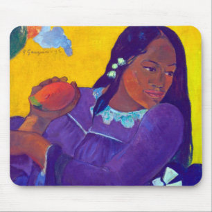 Alfombrilla De Ratón Mujer con un mango, Gauguin