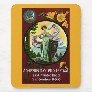Alfombrilla De Ratón Mujer del festival del día de admisión de