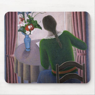 Alfombrilla De Ratón Mujer en la ventana 1998