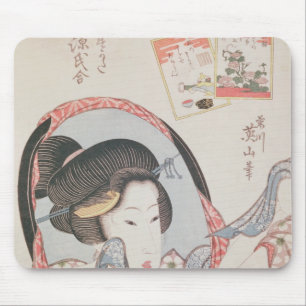 Alfombrilla De Ratón Mujer en su espejo, c.1830 publicado