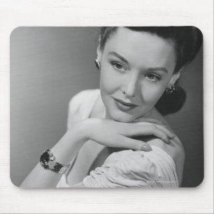 Alfombrilla De Ratón Mujer en vestido de noche