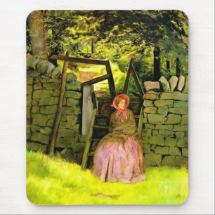 Alfombrilla De Ratón Mujer Esperando (por John Everett Millais)