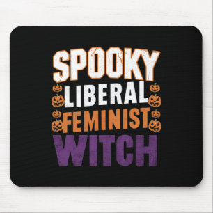 Alfombrilla De Ratón Mujer feminista liberal feminista Halloween Femini
