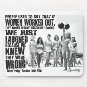 Alfombrilla De Ratón "Mujer fuerte" Motivacional