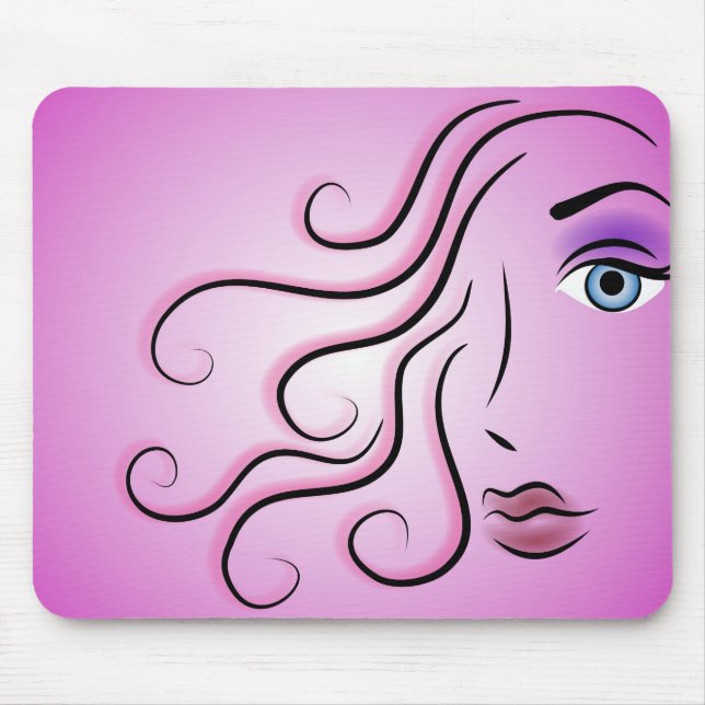 Alfombrilla De Ratón Mujer gráfica (Frente)