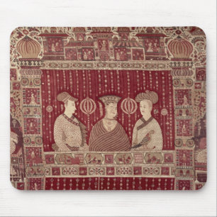 Alfombrilla De Ratón Mujer india con los comerciantes europeos, Madras