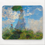 Alfombrilla De Ratón Mujer Monet Paraguas Impresionismo<br><div class="desc">La obra maestra del impresionismo de Claude Monet - Mujer con un paraguas fue pintada por el impresionista francés Claude Monet en 1875. Muestra a una mujer con un paraguas y un niño pequeño, que es Madame Monet y su hijo. Esta pintura impresionista es una de las famosas pinturas de...</div>