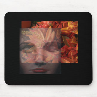 Alfombrilla De Ratón Mujer natural meditando Mousepad