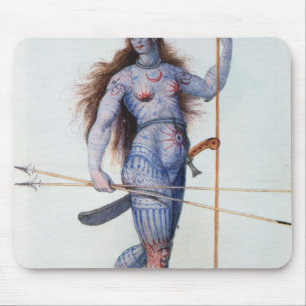 Alfombrilla De Ratón Mujer picta