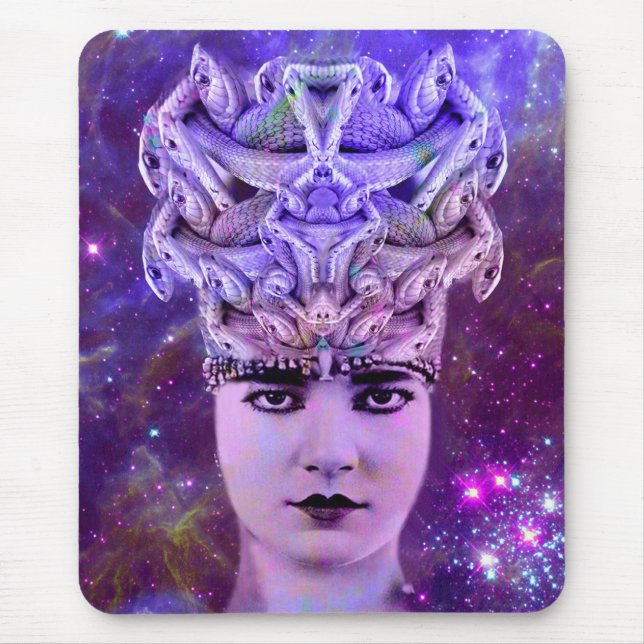 Alfombrilla De Ratón Mujer Serpiente Medusa (Frente)