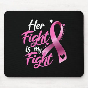 Alfombrilla De Ratón Mujer Su Lucha Es Mi Lucha Contra El Cáncer De Mam