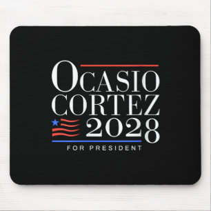 Alfombrilla De Ratón Mujeres Aoc para Presidente 2028 V-cuello