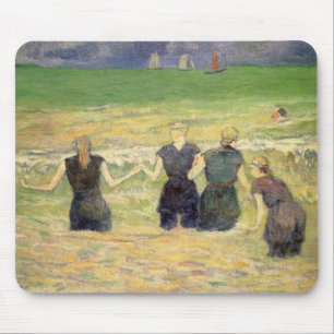 Alfombrilla De Ratón Mujeres Bañándose Dieppe de Paul Gauguin