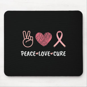 Alfombrilla De Ratón Mujeres Conciencia del Cáncer de Mama Amor Cura