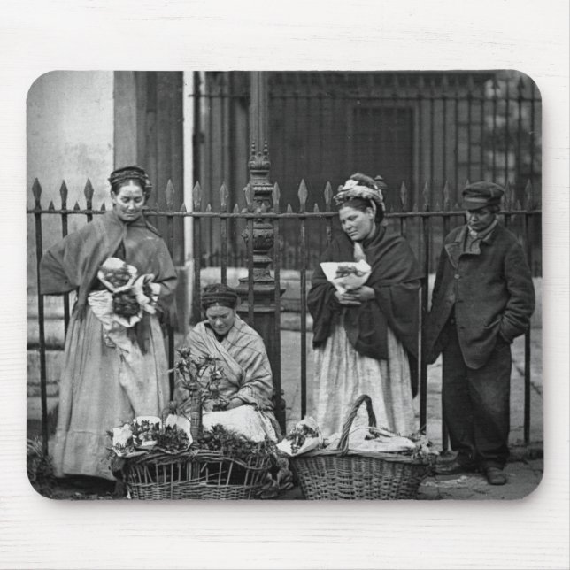 Alfombrilla De Ratón Mujeres de la flor del jardín de Covent, a partir (Frente)