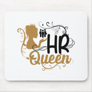 Alfombrilla De Ratón Mujeres de Recursos Humanos Reina de Recursos Huma