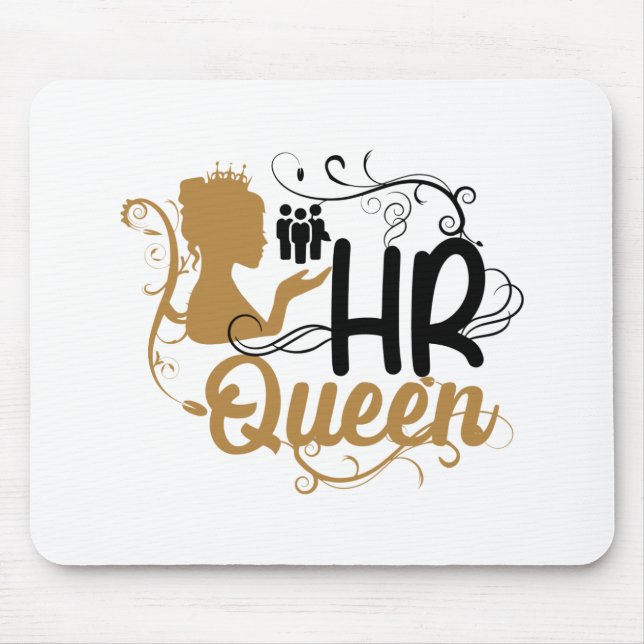 Alfombrilla De Ratón Mujeres de Recursos Humanos Reina de Recursos Huma (Frente)