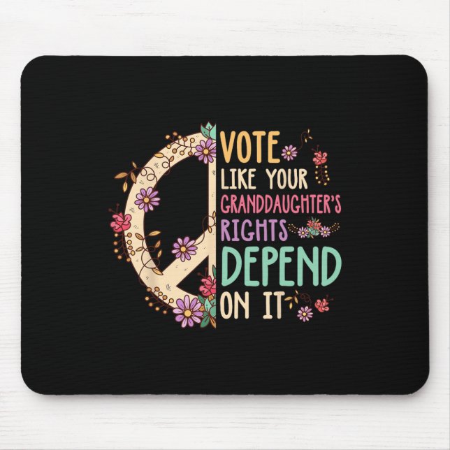 Alfombrilla De Ratón Mujeres de voto (Frente)