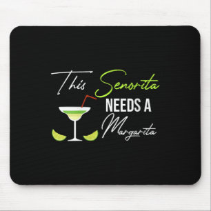 Alfombrilla De Ratón Mujeres Esta Señorita Necesita Una Margarita Cinco