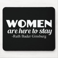 Mujeres fuertes Ruth Bader Ginsburg cita feminista