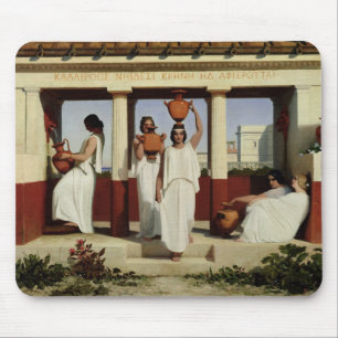 Alfombrilla De Ratón Mujeres griegas en la fuente, 1841