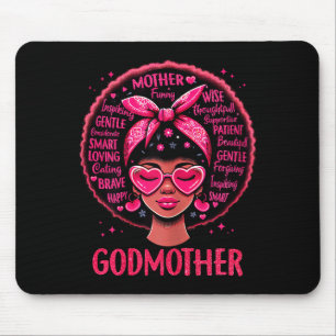 Alfombrilla De Ratón Mujeres negras madrina mamá afroamericana feliz