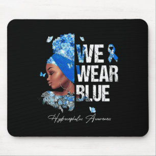 Alfombrilla De Ratón Mujeres Negras Usamos Hidrófano Azul Conciencia